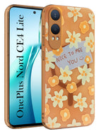 For OnePlus Nord CE 4 Lite Back Cover Case (Cute Floral Design | Flower Print for Girls | MagSafe Compatible Wireless Charging)