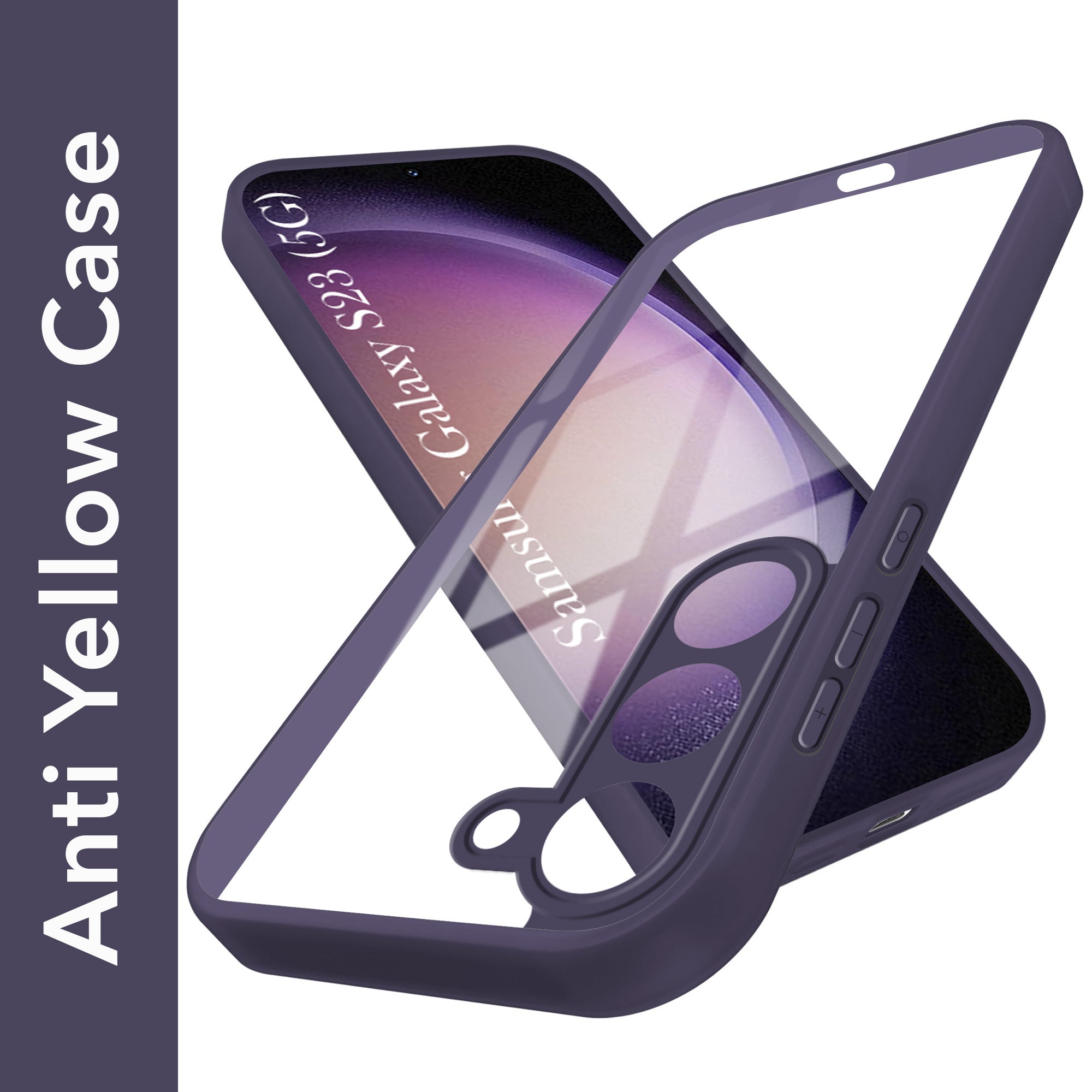 For Samsung Galaxy S23 5G Back Cover Case (Lifetime Anti Yellow | Anti Scratch | Crystal Clear Shockproof)