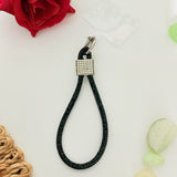 Diamond Charms with Studded Strap
