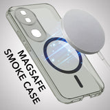 For Vivo iQOO Z10R Back Cover Case Lifetime Anti-Yellow MagSafe Compatible Clear (Sleek Hard Crystal | Shockproof and Camera Protection)