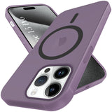 For Apple iPhone 15 Pro Back Cover Case (Frosted Matte Feel | MagSafe Compatible Wireless Charging | Polycarbonate Material)