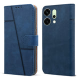 For Oppo Reno14 5G | Oppo Reno 14 5G  Flip Cover Case (Stitched Leather with Magnetic Closure)
