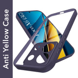 For Poco X6 5G Back Cover Case (Lifetime Anti Yellow | Anti Scratch | Crystal Clear Shockproof)