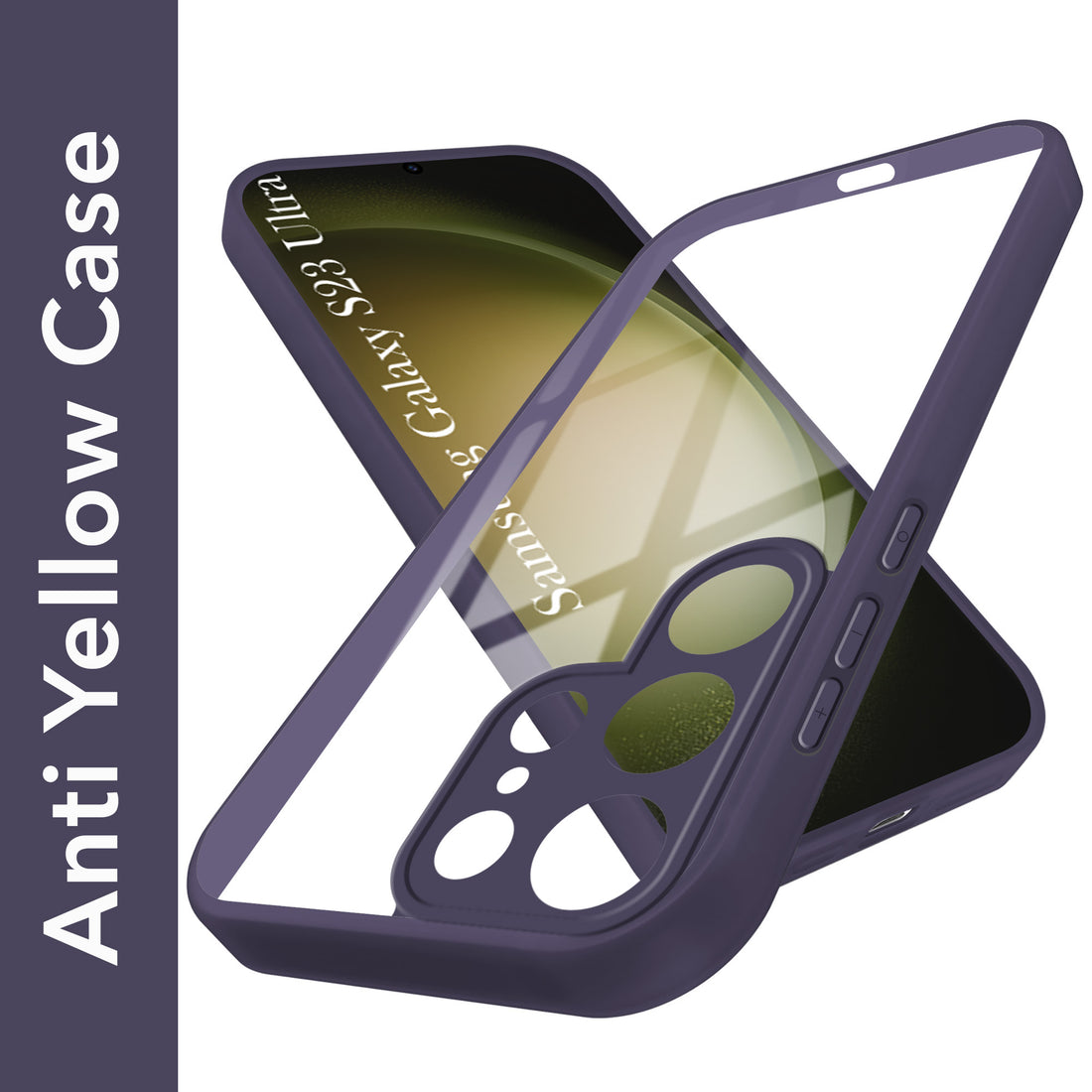 For Samsung Galaxy S23 Ultra Back Cover Case Ultra-Hybrid (Lifetime Anti Yellow | Anti Scratch | Crystal Clear Shockproof)