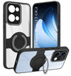 For Oppo Reno13 5G | Oppo Reno 13 5G Back Cover Case with stand (Built-in Ring Holder Kickstand | Lifetime Anti Yellow | Camera Protection)