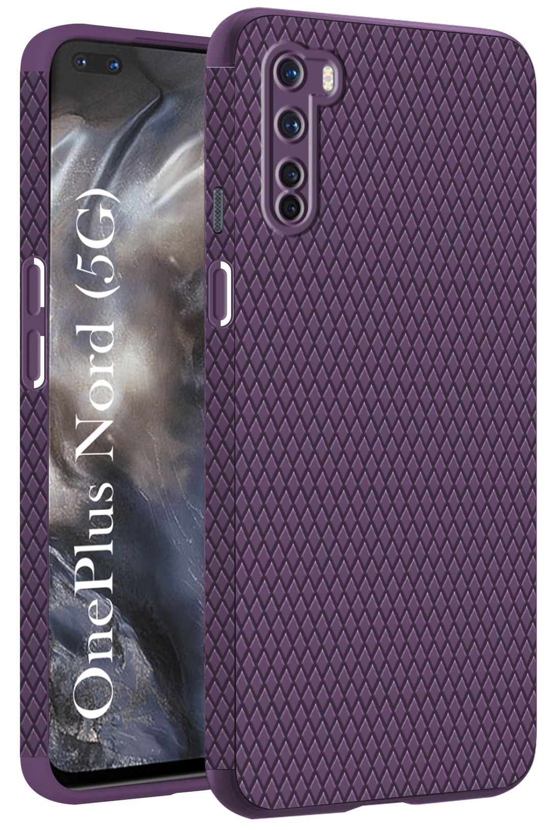 For Oneplus Nord 5g Back Cover Case (Liquid Silicone | Side Grip | Camera Protection)