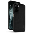 For Poco C85x 5G Back Cover Case Rubberised (Textured Grip Design | Micro-Fiber Cloth Inside | Slim and Light Weight | Soft Touch and Feel)