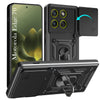 For Motorola Moto Edge 70 Back Cover Case Hybrid Armor (Sliding Shutter Camera Protection | Polycarbonate |Ring Holder Kickstand)