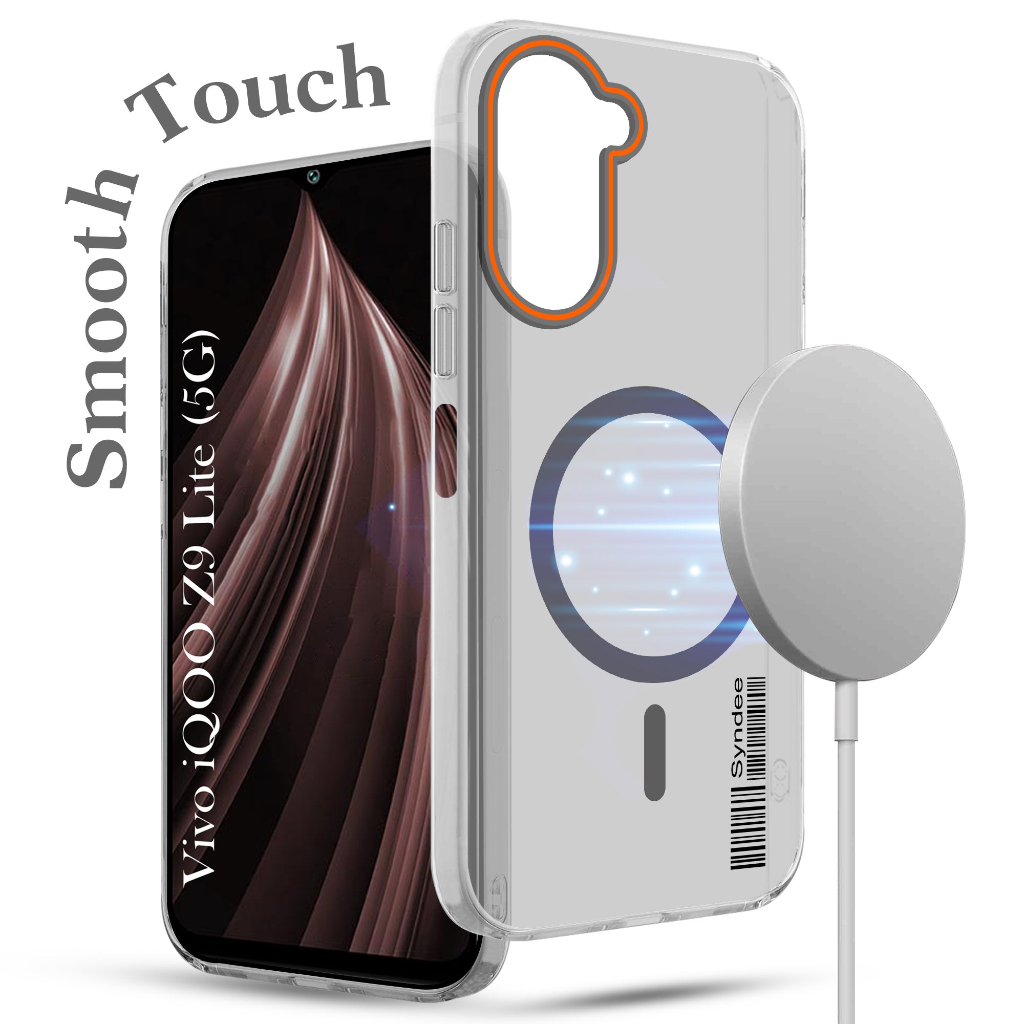For Vivo iQOO Z9 Lite Back Cover Case (Soft Touch | Camera Bump Protection | MagSafe Compatible | Matte Finish)