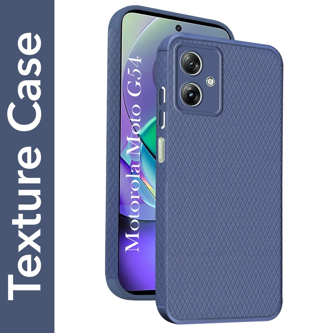 For Motorola Moto G54 Back Cover Case (Liquid Silicone | Side Grip | Camera Protection)