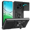 For Oppo F29 Pro Back Cover Case Hybrid Armor (Sliding Shutter Camera Protection | Polycarbonate |Ring Holder Kickstand)