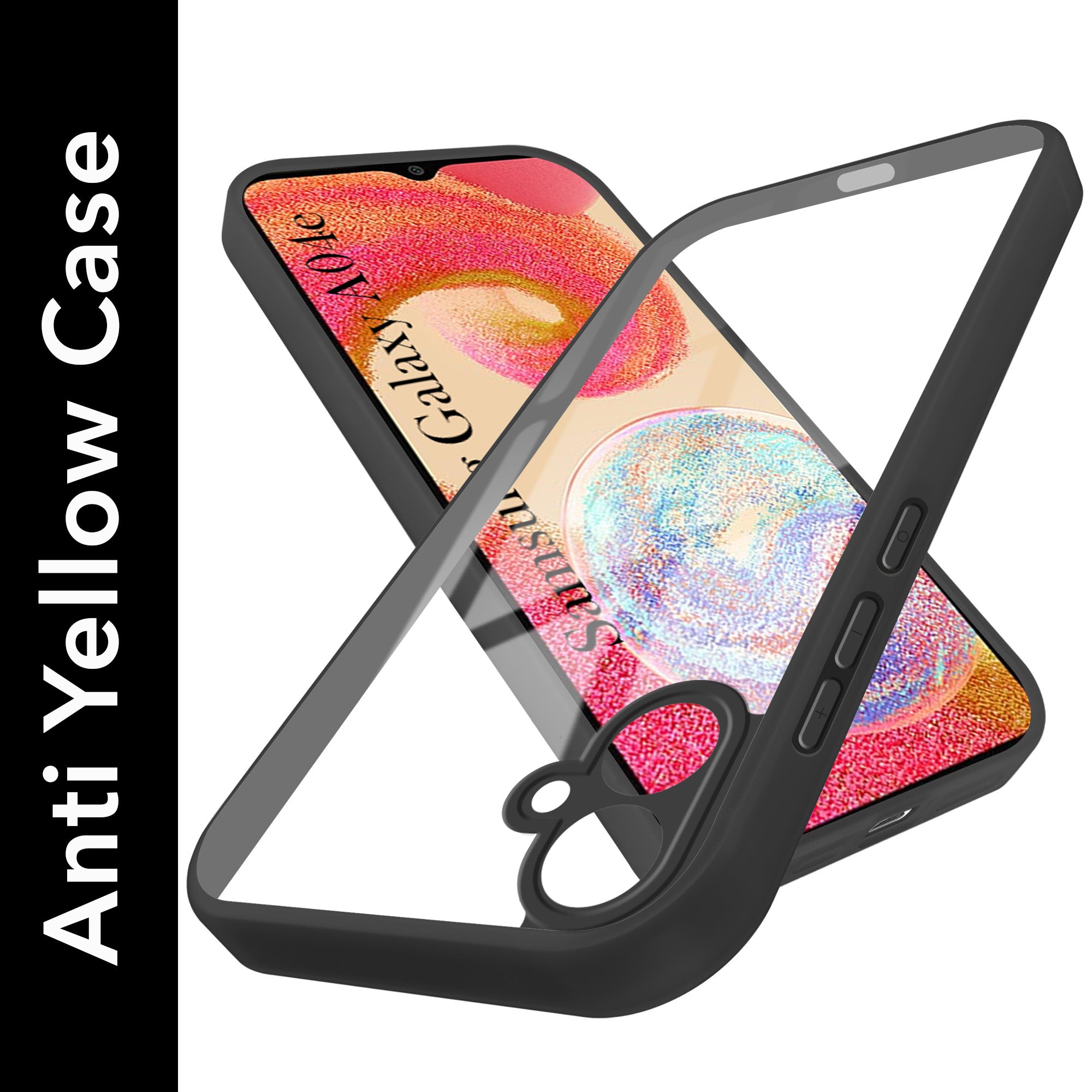 For Samsung Galaxy A04 | A04E Back Cover Case Ultra-Hybrid (Lifetime Anti Yellow | Anti Scratch | Crystal Clear Shockproof)