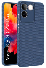 For Vivo iQOO Z7 Pro Back Cover Case (Liquid Silicone | Side Grip | Camera Protection)