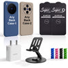 Complete Mobile Care Kit (Get Any 2 Cases+2 Tempered Glass+25W Charger Adapter+Metallic Mobile Stand+Cable Protector)