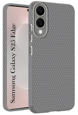 For Samsung Galaxy S25 Edge Back Cover Case (Liquid Silicone | Side Grip | Camera Protection)