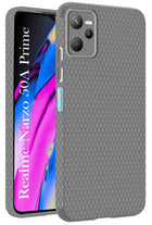 For Realme Narzo 50A Prime Back Cover Case (Liquid Silicone | Side Grip | Camera Protection)