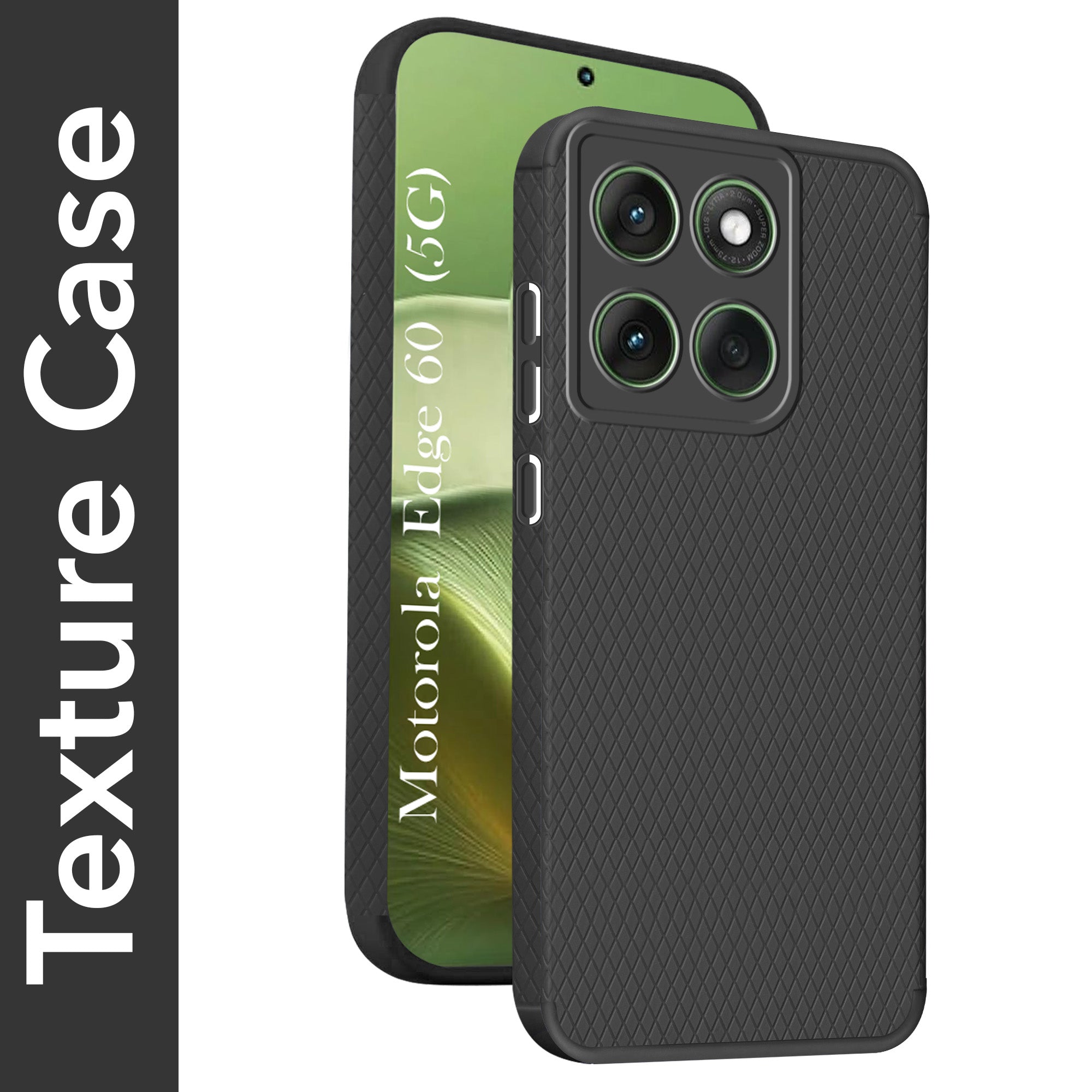 For Motorola Moto Edge 60 Back Cover Case (Liquid Silicone | Side Grip | Camera Protection)