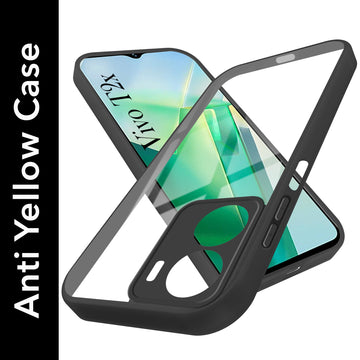 For Vivo T2x Back Cover Case Ultra-Hybrid (Lifetime Anti Yellow | Anti Scratch | Crystal Clear Shockproof)