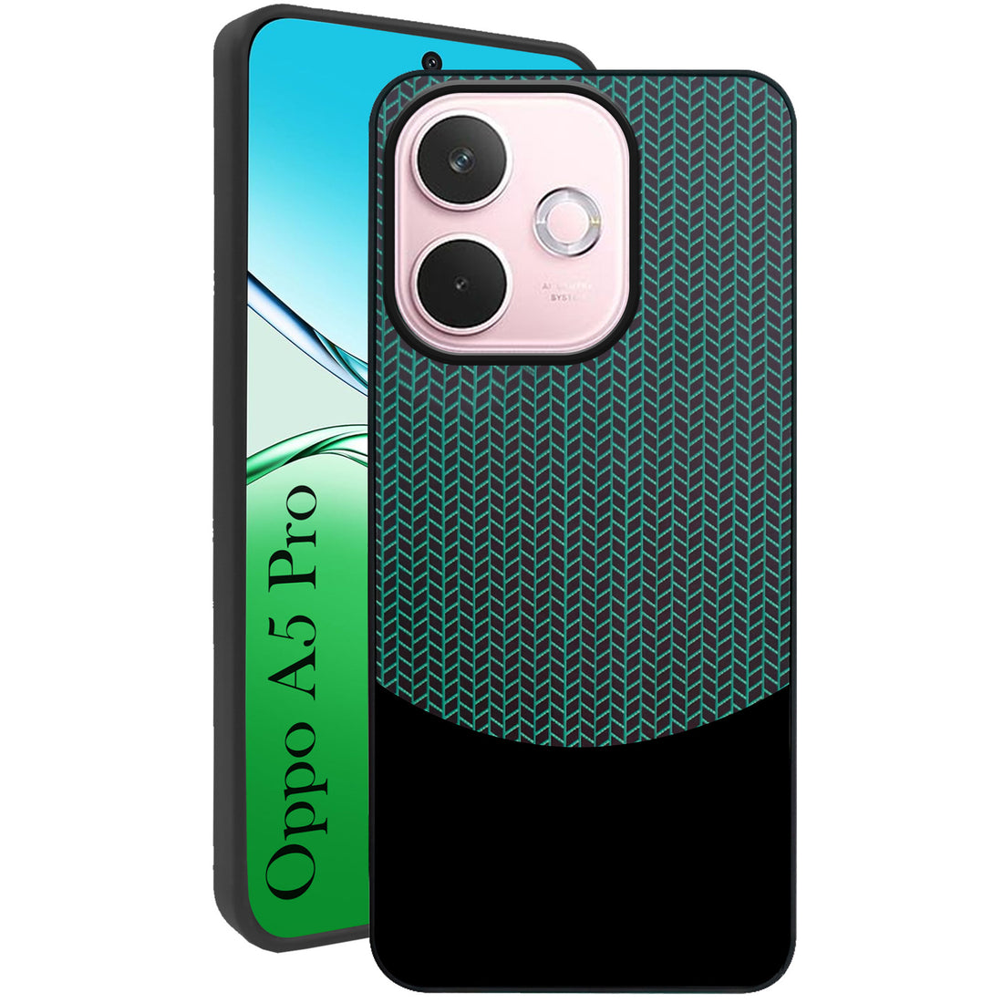 For Oppo A5 Pro Silicone Finish Back Cover Case (Premium Minimalist Professional Feel | Camera Protection Bump)
