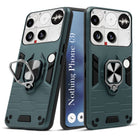 For Nothing Phone 3 Back Cover Case Hybrid Armor (Shockproof Dual Layer Polycarbonate |Ring Holder Kickstand)