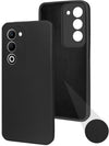 For Oppo A5 5G Back Cover Case (Matte Finish Silicone with Inside Fiber cloth |Blue)
