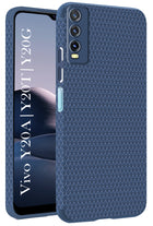For Vivo Y20A | Y20T | Y20G Back Cover Case (Liquid Silicone | Side Grip | Camera Protection)