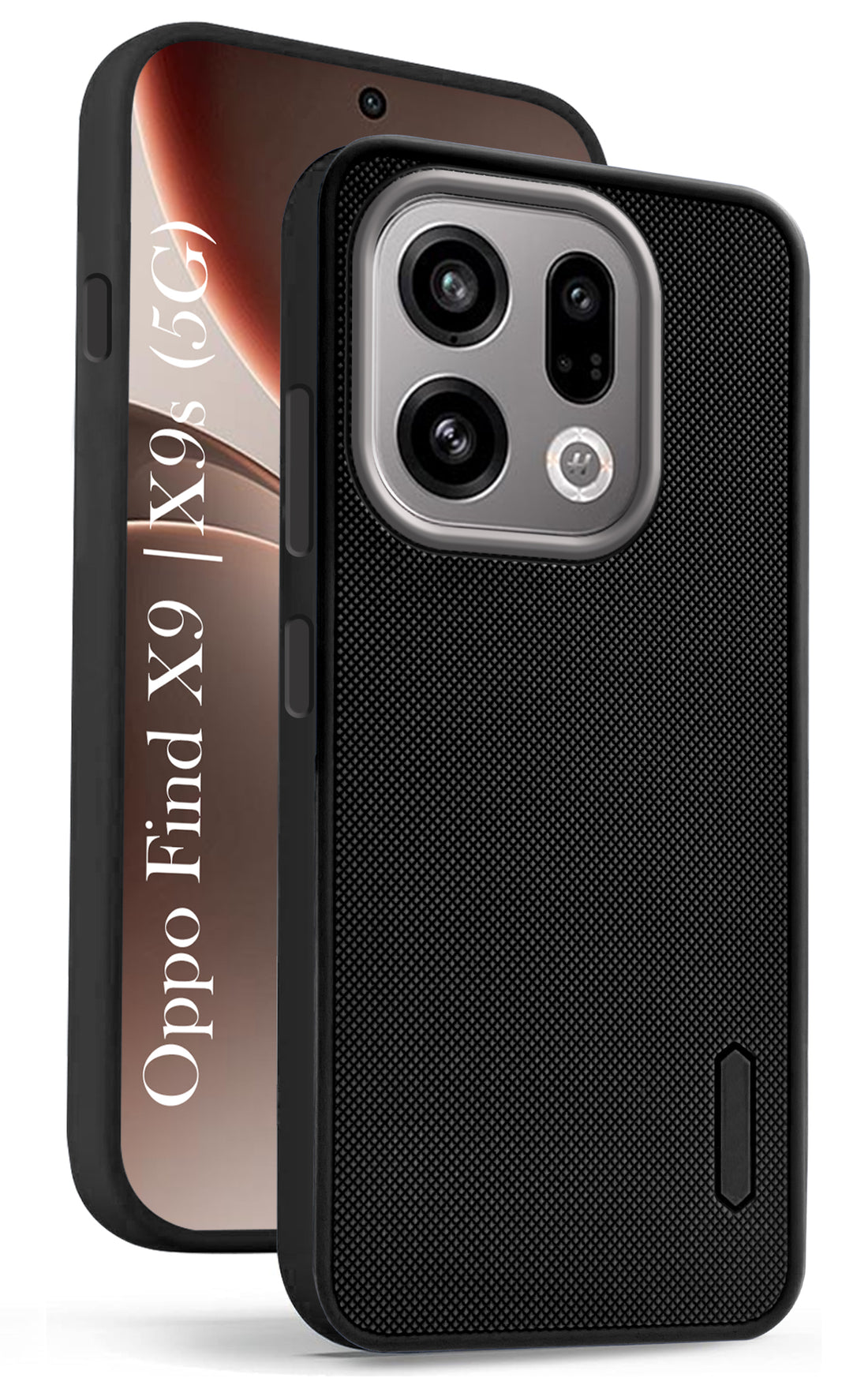 For Oppo Find X9 | Oppo Find X9s Back Cover Case Rubberised  (Textured Grip Design | Micro-Fiber Cloth Inside | Slim and Light Weight | Soft Touch and Feel)