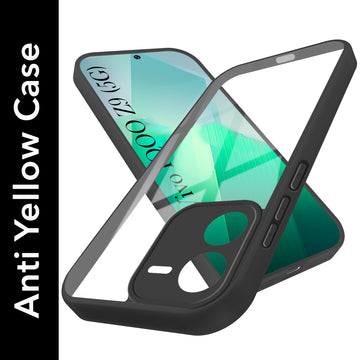 For vivo iQOO Z9 Back Cover Case Ultra-Hybrid (Lifetime Anti Yellow | Anti Scratch | Crystal Clear Shockproof)