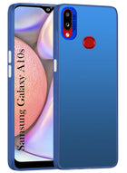 For Samsung Galaxy A10s Hard Back Cover Case  (Velvet Touch | Professional Glossy Finish | Camera Protection Bump)