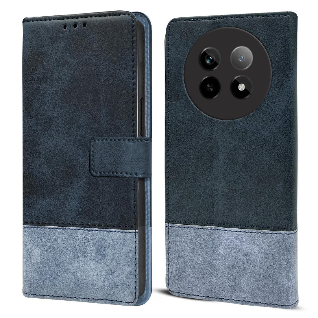 For Realme P2 Pro Flip Cover Case ( Professional Dual Leather Wallet with Magnetic Closure)