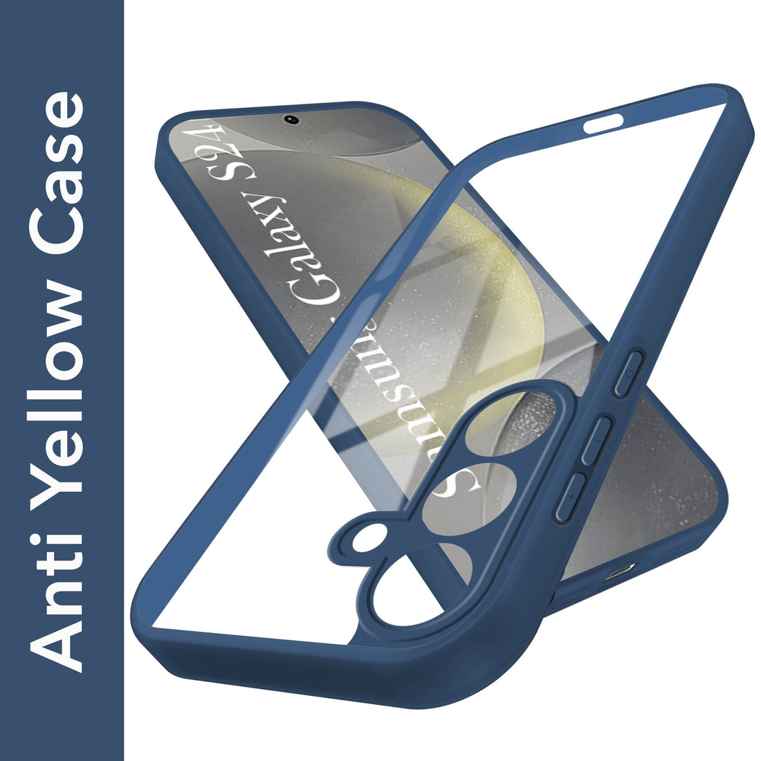 For Samsung Galaxy S24 Back Cover Case (Lifetime Anti Yellow | Anti Scratch | Crystal Clear Shockproof)