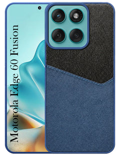 For Motorola Moto Edge 60 Fusion Back Cover Case (Dual PU Leather Stitch | Professional Minimalist | Soft and Flexible)