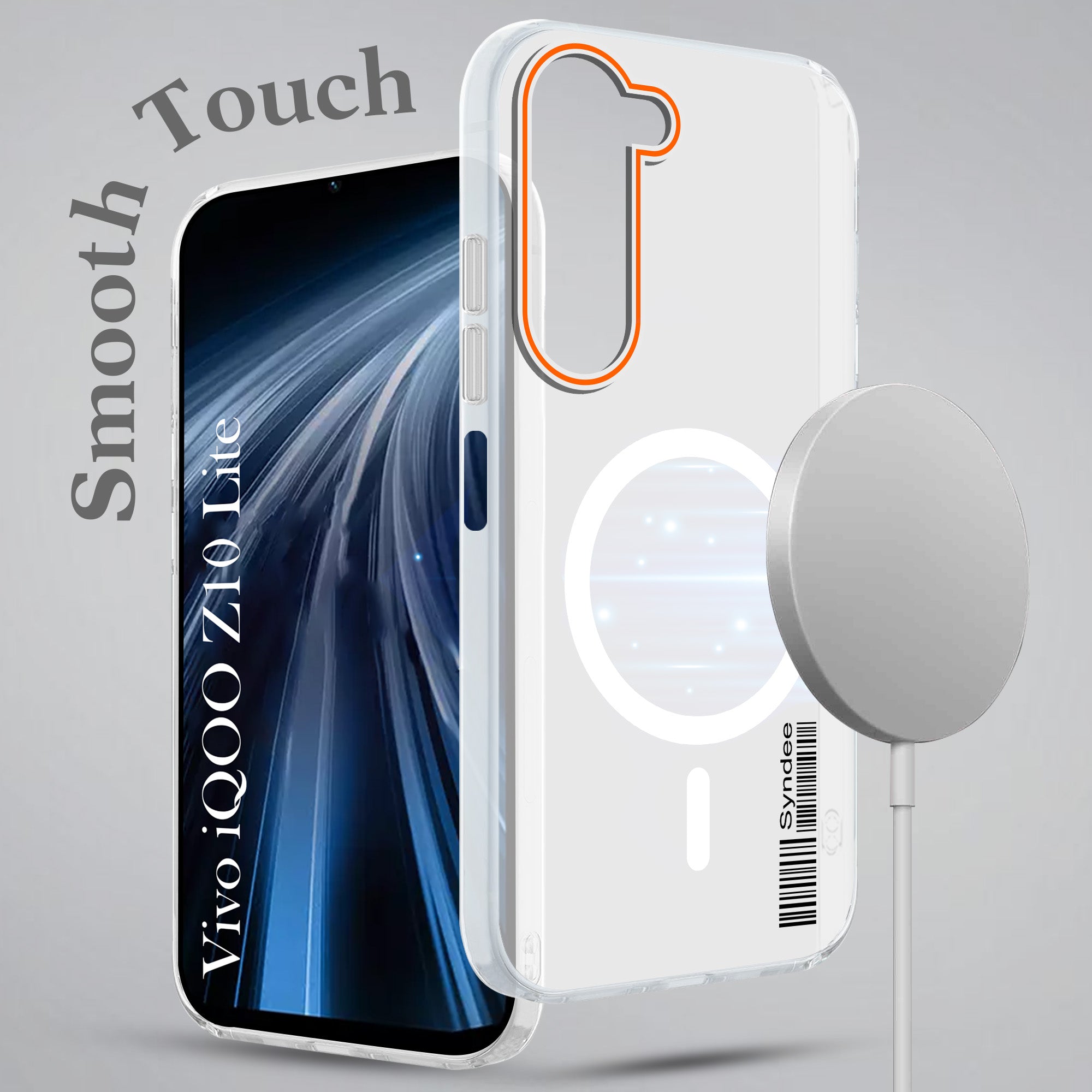 For Vivo iQOO Z10 Lite Back Cover Case (Soft Touch | Camera Bump Protection | MagSafe Compatible | Matte Finish)