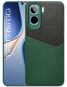 For Vivo T5 Pro 5G Back Cover Case (Dual PU Leather Stitch | Professional Minimalist | Soft and Flexible)
