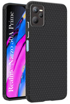 For Realme Narzo 50A Prime Back Cover Case (Liquid Silicone | Side Grip | Camera Protection)