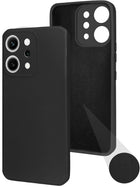 For Oppo Reno14 Pro 5G | Oppo Reno 14 Pro 5G Back Cover Case (Matte Finish Silicone with Inside Fiber cloth)