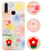 For Vivo Y12 | Y15 | Y17 Back Cover Case (3D Cute Cartoons | Hard Back Side Soft | Matte Premium Finish | HD Printing)