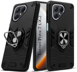 For Tecno Pova 7 5G Back Cover Case (Shockproof Dual Layer Polycarbonate |Ring Holder Kickstand)