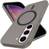 For Samsung Galaxy S23 Plus Back Cover Case Crystal (Frosted Matte Feel | MagSafe Compatible Wireless Charging)