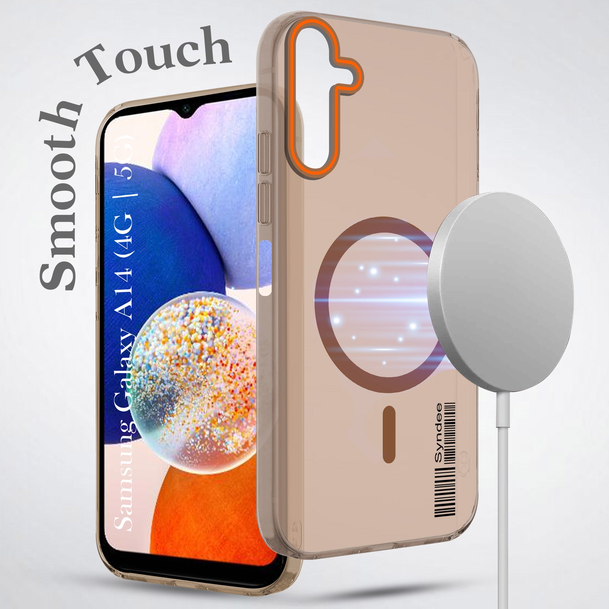 For Samsung Galaxy A14 4G | 5G Back Cover Case (Soft Touch | Camera Bump Protection | MagSafe Compatible | Matte Finish)