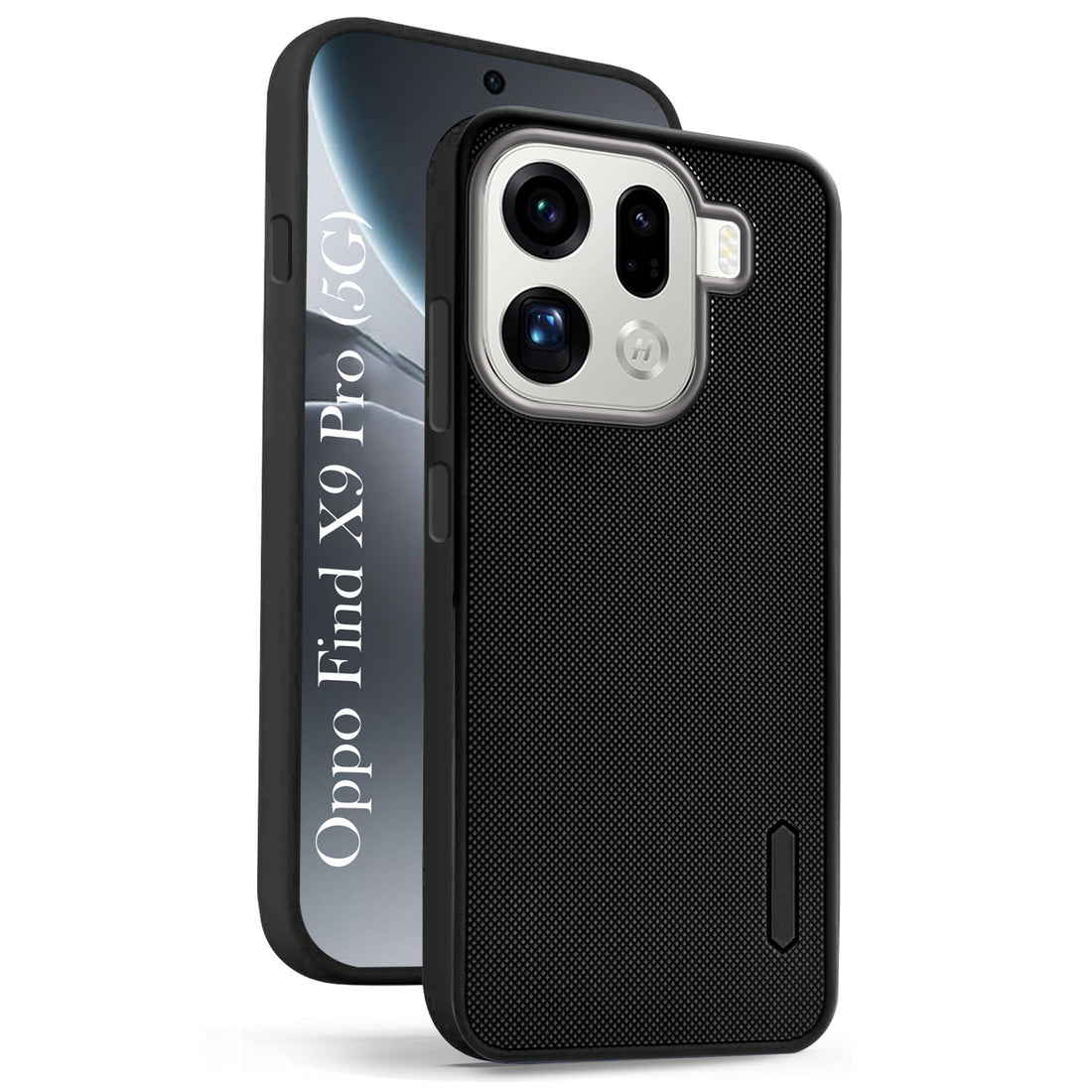 For Oppo Find X9 Pro Back Cover Case Rubberised (Textured Grip Design | Micro-Fiber Cloth Inside | Slim and Light Weight | Soft Touch and Feel)