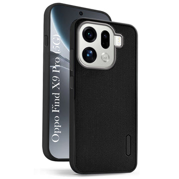For Oppo Find X9 Pro Back Cover Case Rubberised (Textured Grip Design | Micro-Fiber Cloth Inside | Slim and Light Weight | Soft Touch and Feel)