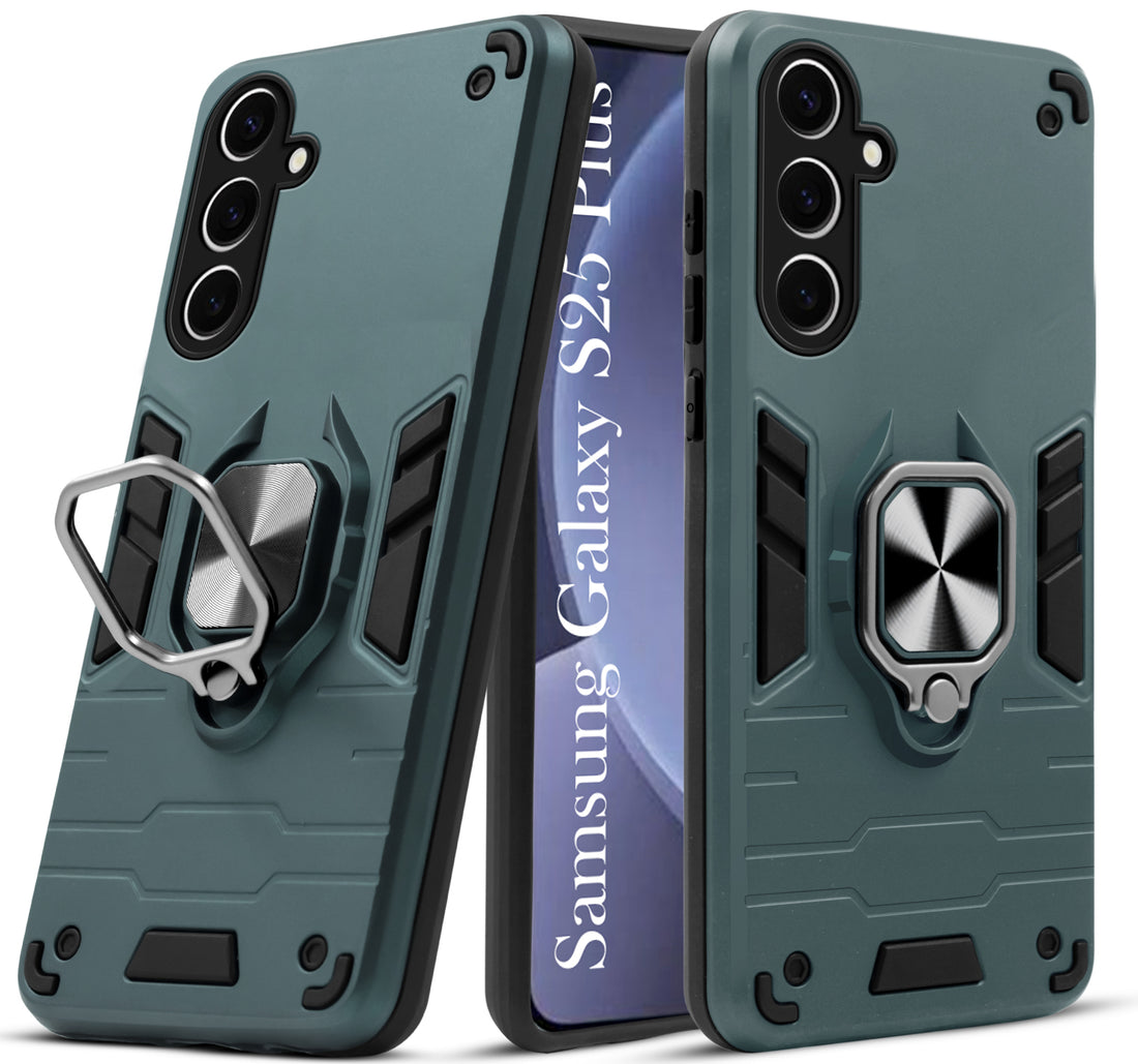 For Samsung Galaxy S25 Plus Back Cover Case (Shockproof Polycarbonate Dual Layer Hybrid Armor)