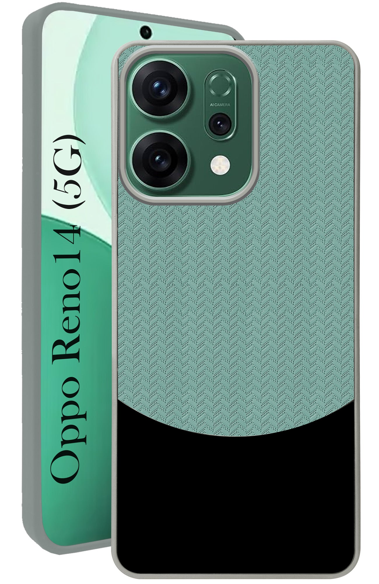 For Oppo Reno14 5G | Oppo Reno 14 5G Silicone Finish Back Cover Case (Premium Minimalist Professional Feel | Camera Protection Bump)