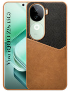 For Vivo iQOO Z9s Back Cover Case (Dual PU Leather Stitch | Professional Minimalist | Soft and Flexible)