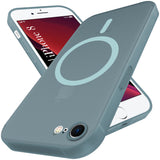For Apple iPhone 7 | iPhone 8 Back Cover Case (Frosted Matte Feel | MagSafe Compatible Wireless Charging | Polycarbonate Material)