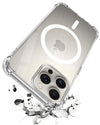 For Apple iPhone 16 Pro Max Back Cover Shockproof Crystal-Clear (Magsafe Wireless Support | Drop & Camera Protection | Hard Polycarbonate)