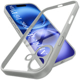 For Apple iPhone 16 Plus Back Cover Case (Lifetime Anti Yellow | Anti Scratch | Crystal Clear Shockproof)