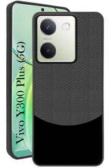 For Vivo Y300 Plus Back Cover Case (Elegant PU Leather Finish | Premium Minimalist Professional | Camera Protection Bump)