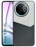 For Vivo Y39 Back Cover Case (Dual PU Leather Stitch | Professional Minimalist | Soft and Flexible)